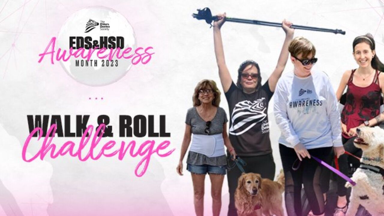 Tiltify Dana’s Walk and Roll Challenge for The EhlersDanlos Society for EDS & HSD Awareness 2023