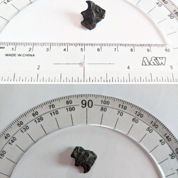 This is your chance to own a Sikhote-Alin nickel-iron meteorite that fell in Russia in 1947. It's roughly 2 cm long and weighs about 4.5 grams. From Phil Plait, The Bad Astronomer!