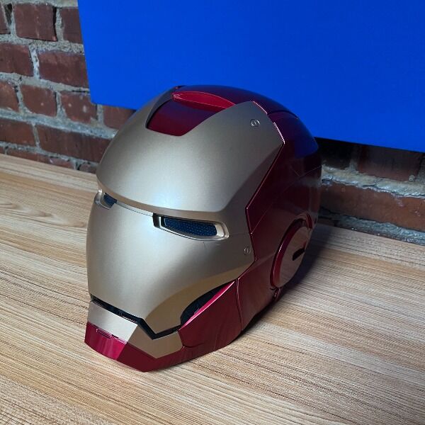Here's an Iron Man Helmet straight from the set of the Super Carlin Brothers (and signed)!