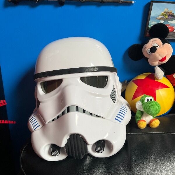 Here's a Storm Trooper Helmet straight from the set of the Super Carlin Brothers (and signed)!