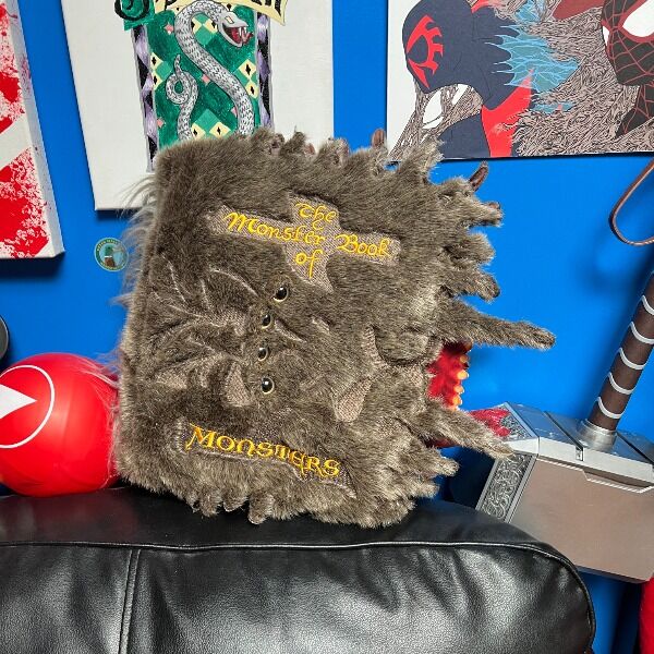 The Monster Book of Monsters, straight from the set of the Super Carlin Brothers (and signed)!