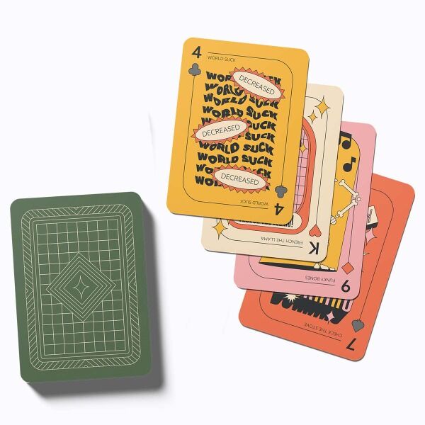 Nerdfighter themed playing cards with a different inside joke on every single card! Designed by a Nerdfighter Miranda Finn