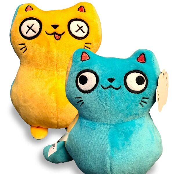 With the help of this floofy friend, we can see (and cuddle!) the theoretical concept of Cat in a superposition of alive AND dead. Signed by Physics Girl Diana Cowern.