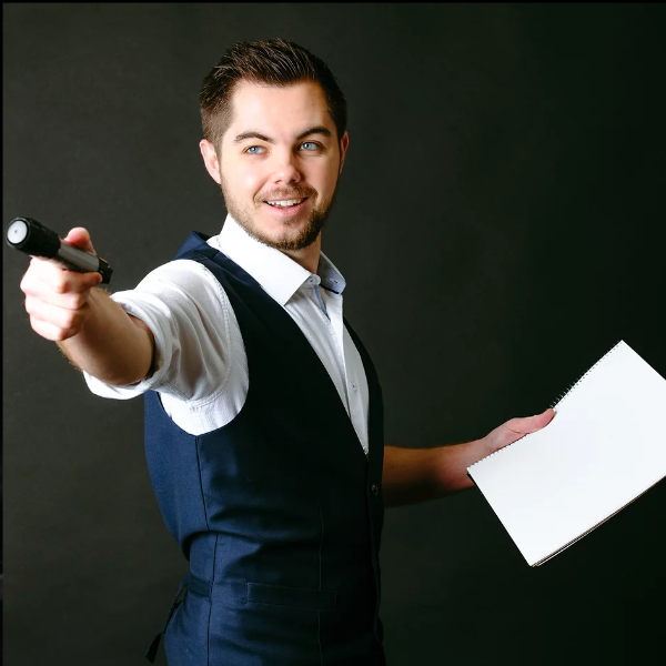 Experience a mind-bending magic show like you've never seen before with mentalist Mark Gibson! P4A donors will join a private show over zoom on April 8th at 7pm PST!