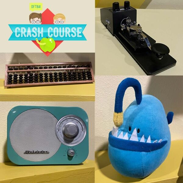 A prop from one of the Crash Course sets!