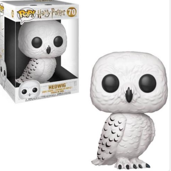 A signed Hedwig Large Funko Pop from the Super Carlin Bros!