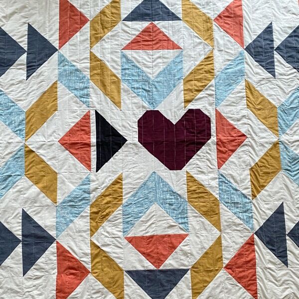 A gorgeous, handmade quilt by nerdfighter Kailey deWeever just for the P4A! It was made with 100% cotton fabrics and measures 59.5” x 59.5” inches. A gorgeous, handmade quilt by nerdfighter Kailey deWeever just for the P4A! It was made with 100% cotton fabrics and measures 59.5” x 59.5” inches.