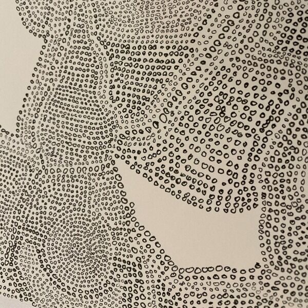 A print of John's favorite original circle drawing. A print of John's favorite original circle drawing.