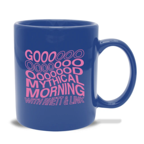 Say Gooooood Mythical Morning as you ride the wave of Mythicality! Signed by Rhett & Link. Say Gooooood Mythical Morning as you ride the wave of Mythicality! Signed by Rhett & Link.