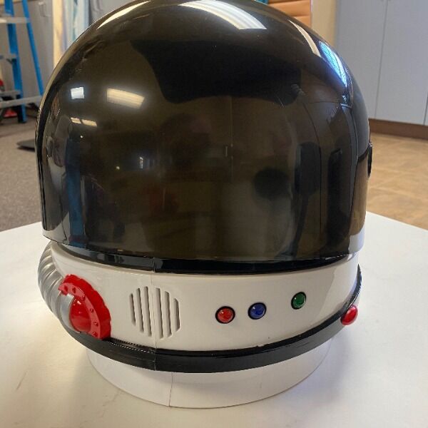A space helmet that you can actually wear and look as cool as Physics Girl did! Signed by Dianna Cowern. A space helmet that you can actually wear and look as cool as Physics Girl did! Signed by Dianna Cowern.