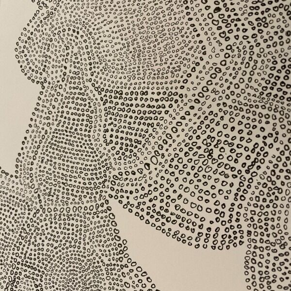 A print of John's favorite original circle drawing. A print of John's favorite original circle drawing.